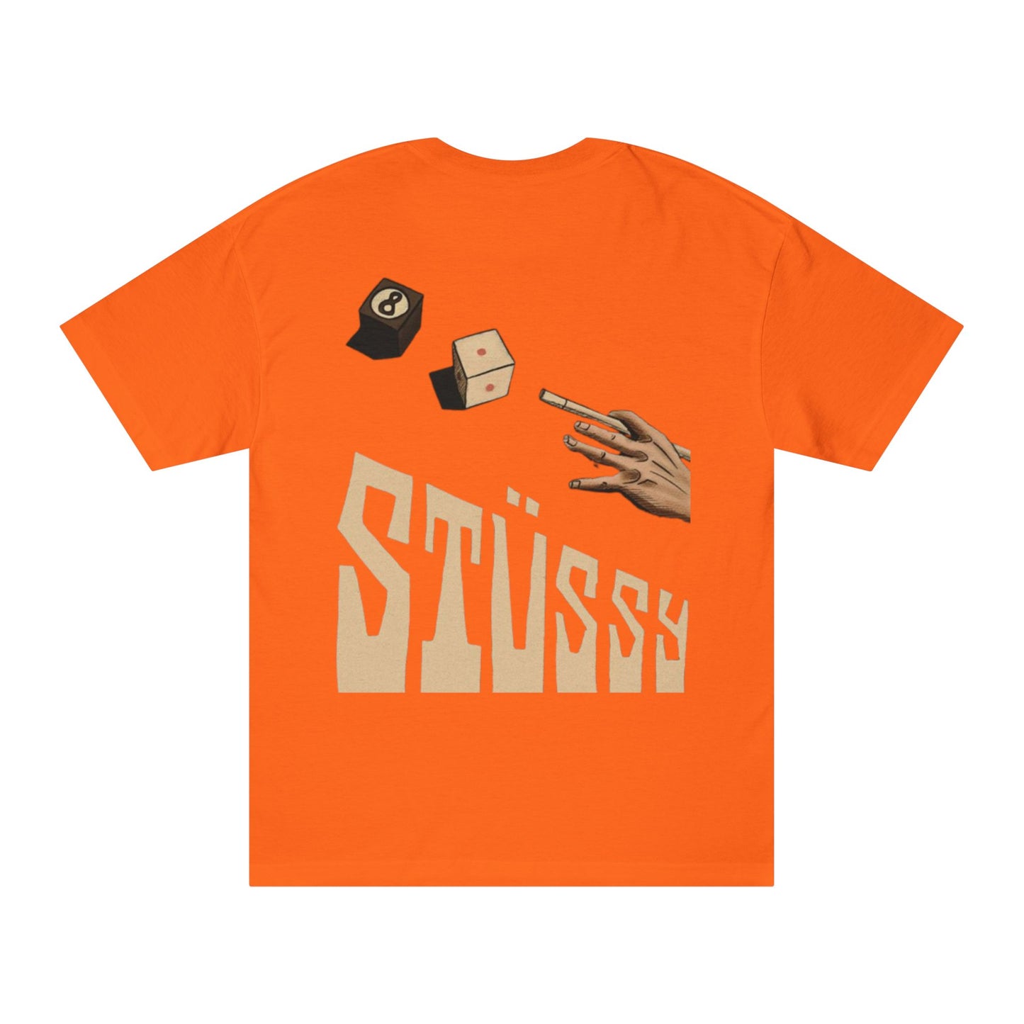 STUSSY - ORANGE GRAPHIC TEE