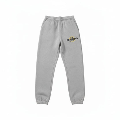 The Simpsons Graphic Grey Sweatpants – Unisex Comfort Fit