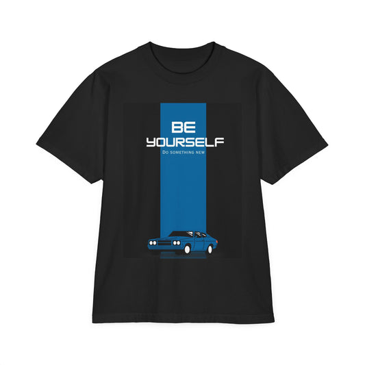 Be Yourself - Black Drop Shoulder