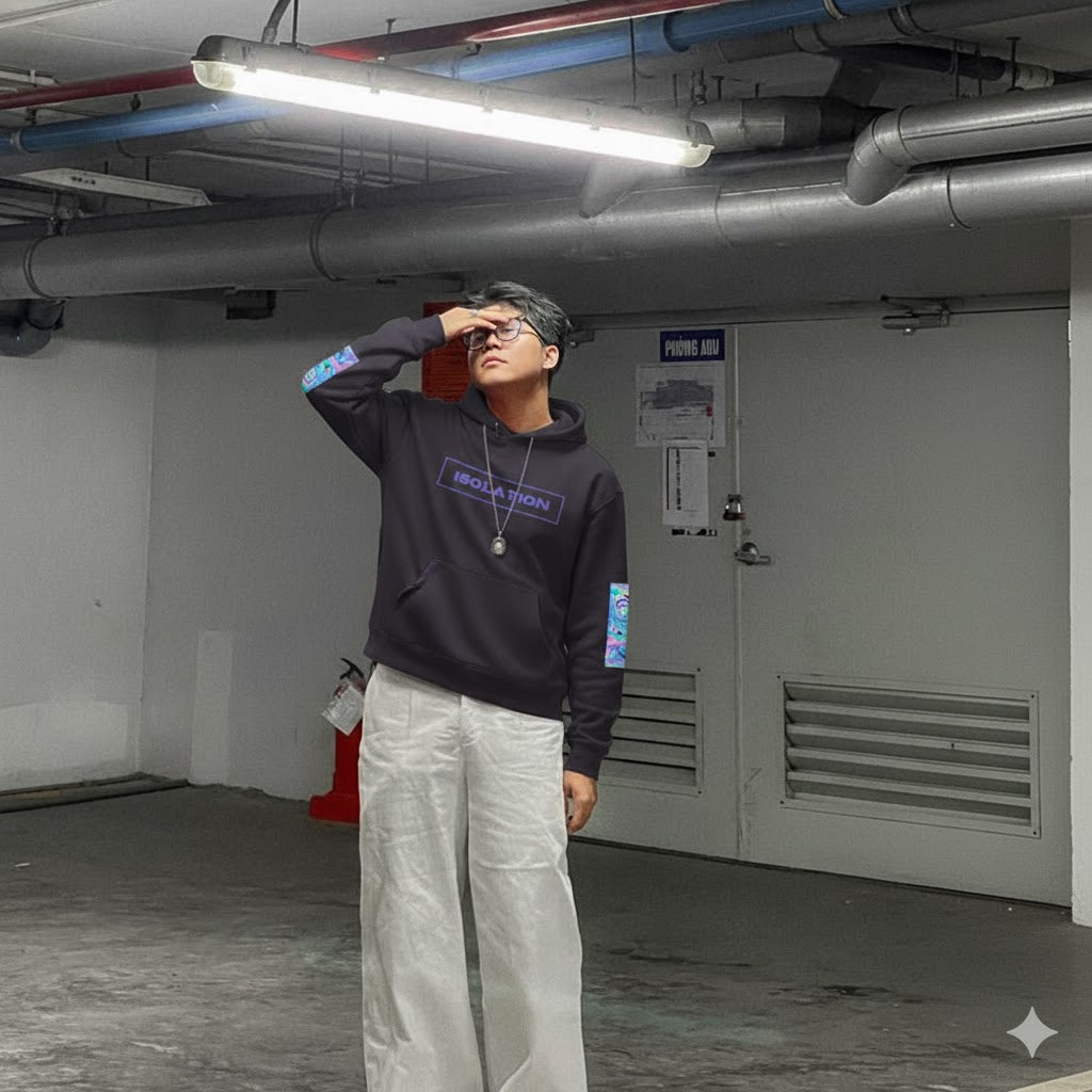 Isolation of Your Mind Hoodie – Black Drop