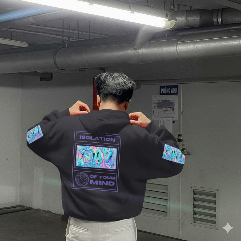 Isolation of Your Mind Hoodie – Black Drop