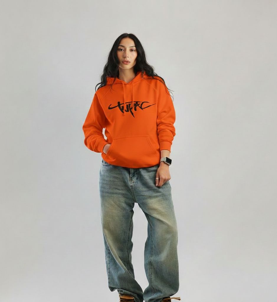 TUPAC Orange Unisex Hoodie - Bold Street