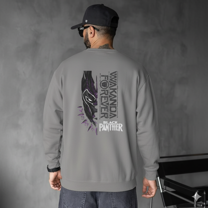 Wakanda Forever Black Panther Sweatshirt – Unisex Graphic Pullover